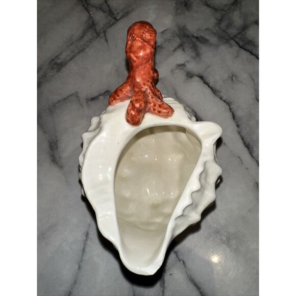 Fitz & Floyd Vintage 1989 Oceana Conch Shell Teapot W/lid & Seahell Creamer SET - Picture 2 of 16